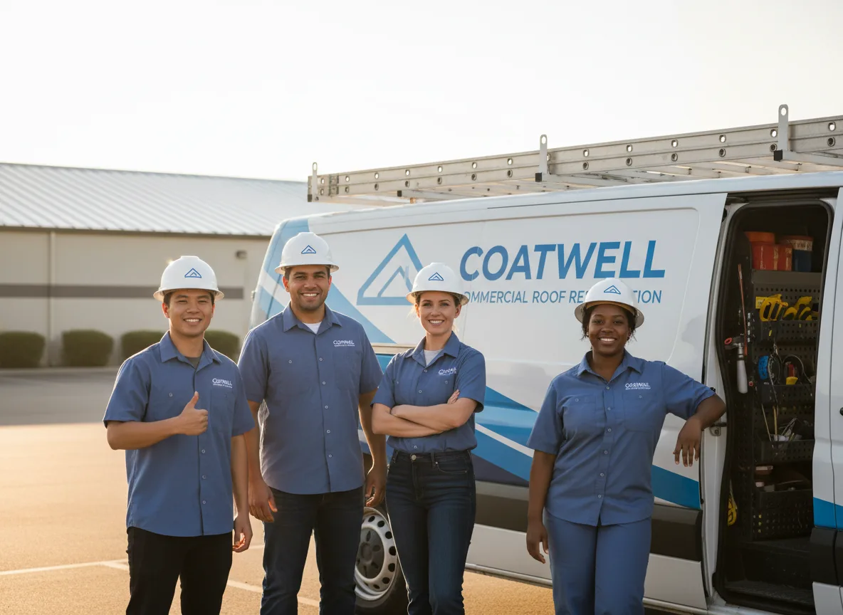 Commercial roof coating company in Urbandale, IA
